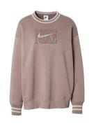 Nike Sportswear Sweatshirt 'PHNX FLC'  lysebrun / hvid