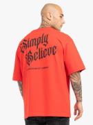 Tapout Bluser & t-shirts 'SIMPLY BELIEVE'  antracit / rød / lys rød