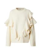 EDITED Pullover 'Zoe'  creme / hvid