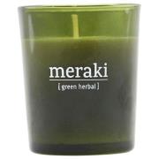 Meraki Green Herbal Scented Candle