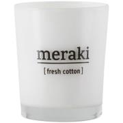 Meraki Fresh Cotton Scented Candle Small
