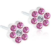 Blomdahl Medical Plastic  Daisy 5mm Rosa/Hvid