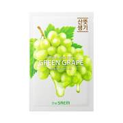 The Saem Natural Green Grape Mask Sheet Mascarilla Uva Verde 21 m