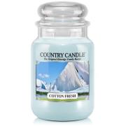 Country Candle Cotton Fresh Scented Candle 680 g