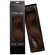 Poze Hairextensions Poze Hårträns Äkta 4B Chocolate Brown 60cm 4B