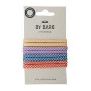 ByBarb Hair ties multicoloured 8-pack, recycled material squared
