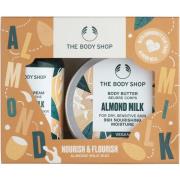 The Body Shop Almond Milk Nourish & Flourish Almond Milk Duo