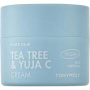 Tonymoly Pure Dew Tea Tree & Yuja C Purifying Cream 50 ml