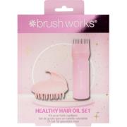 Brushworks Healthy Hair Oil Set