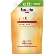 Eucerin pH5 Shower Oil Oparfymerad Refill 400 ml