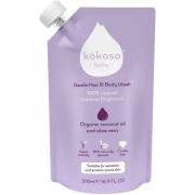 Kokoso Baby Gentle Hair Body Wash Refill Pouch 500 ml