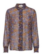 Flame Print Shirt Modström Blue