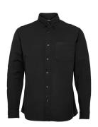 Slhregrick-Ox Flex Shirt Ls S Selected Homme Black
