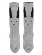 Sofia Cotton Knee Socks - 2 Pack Liewood Grey