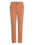 Trousers With Organic Cotton Esprit Casual Brown
