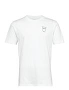 Owl Chest Tee - Gots/Vegan Knowledge Cotton Apparel White