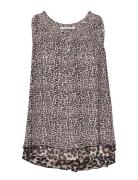 Sleeveless Viscose Printed Top In A Mix Of Animal Prints Scotch & Soda...