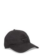 Cotton Canvas Baseball Cap Timberland Black