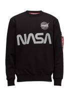 Nasa Reflective Sweater Alpha Industries Black