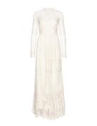 Yaseloise Ls Maxi Dress - Celeb YAS White