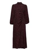 Isagz Long Dress Gestuz Purple