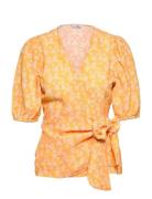 Enivory Ss Top Aop 6902 Envii Orange