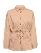 Carly Cotton/Modal Blend Overshirt Lexington Clothing Beige