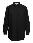 Long Blouse Made Of 100% Organic Cotton Esprit Casual Black