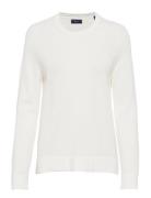 Cotton Pique C-Neck GANT White