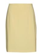 High Waist Crepe Skirt Filippa K Yellow