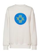 Sweatshirt Ls Barbara Kristoffersen By Rosemunde White