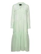 Trine Ltd. Dress - Light Green Checks Birgitte Herskind Green