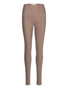 Sugoi High Waist Tights Fall Winter Spring Summer Brown