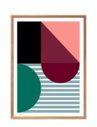 Shapes 2 Poster & Frame Patterned