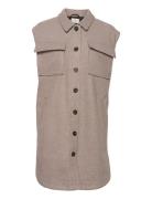 Kamelida Waist Coat Kaffe Grey