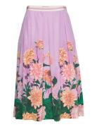 D2. Dahlia Pleated Silk Skirt GANT Patterned