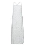Tjw Printed Side Slit Midi Dress Tommy Jeans Patterned