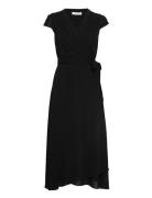 Wrap Dress Midi IVY OAK Black