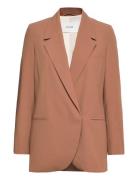 Blazer With Hidden Press Buttons IVY OAK Brown