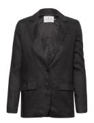 Linen/Cotton Jacket Rosemunde Black