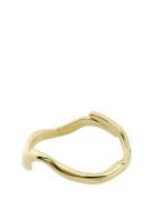 Alberte Organic Shape Ring Gold-Plated Pilgrim Gold