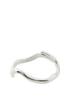 Alberte Organic Shape Ring Silver-Plated Pilgrim Silver