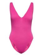 Seadive Deep V Neck Piece Seafolly Pink