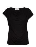 Linnen T-Shirt Rosemunde Black
