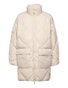 Slfheidi Puffer Jacket B Selected Femme Cream