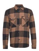 Onsmilo Ls Check Overshirt ONLY & SONS Brown