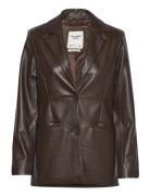 Anf Womens Outerwear Abercrombie & Fitch Brown