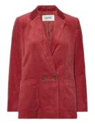 Corduroy Blazer, 100% Cotton Esprit Casual Red