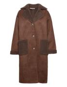 Uria Coat A-View Brown