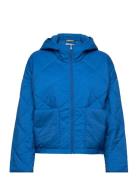 Wide Fit Quilted Jacket Esprit Casual Blue